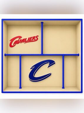 Cleveland Cavaliers NBA Pocket Dump Tray - For Keys, Wallet, Money, Etc
